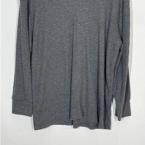 Lane Bryant Sweater Funnel Neck Gray Pullover Women's Plus Size 18/20 Metallic - Picture 6 of 9